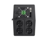 Power Walker LINE-INTERACTIVE (1000VA/600W, 4xSchuko, LCD, AVR) - 544105 - zdjęcie 4